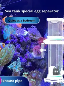 Séparateur de protéines pour petits aquariums marins, aquariums de poissons-clowns coralliens - Conception mini intégrée, augmente l'oxygène, améliore l'eau - Product Image 2