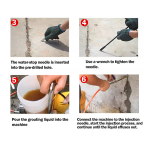 Sellador de Poliuretano KINTOP para Reparación de Grietas <span class=keywords><strong>en</strong></span> Techos, Pisos y Paredes de Concreto, Adhesivo de Alta Elasticidad, Sellador Fluido Potente <span class=keywords><strong>en</strong></span> Barril para Almacén - Product Image 6