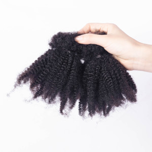 <span class=keywords><strong>Capelli</strong></span> Umani Afro Kinky di Alta Qualità <span class=keywords><strong>per</strong></span> Dreadlocks, 30g 50g, 100% <span class=keywords><strong>Capelli</strong></span> Umani <span class=keywords><strong>per</strong></span> Intrecciare, Colore Naturale - Product Image 5