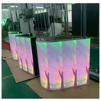 Écran LED flexible couleur pleine gamme personnalisé pour intérieur, panneau incurvé souple, luminosité 800 nits, P2.5, 3840 Hz, 16 bits