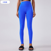 Dames Seamless Crotch Activewear Leggings Zachte Compressie Running Tights Slim Fit Buikverstevigende Workout Broeken