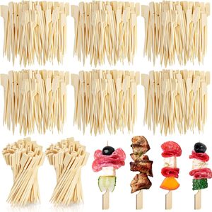 Palillos de Bambú de 9 cm, Palillos Ecológicos para Aperitivos, <span class=keywords><strong>Tapas</strong></span>, Comida para Compartir, Catering para Fiestas - Product Image 2