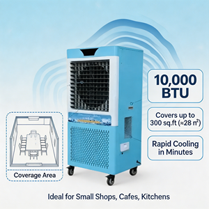 Aire Acondicionado Portátil Comercial |   Sistema Plug and Play para Cafeterías, Restaurantes y Pequeños Negocios |   Enfriador Portátil de 10000 BTU de Enfriamiento Rápido - Product Image 3
