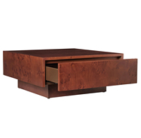 Table à manger moderne minimaliste RTS, table à manger en bois en gros pour la maison et les restaurants