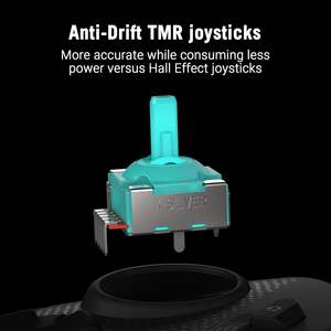 เอซุส โรก ไรคิริ II สำหรับคอนโทรลเลอร์ไร้สายสีดำ 2.4GHz Bt 3.5 มม. แจ็คหูฟังทีเอ็มอาร์จอยสติ๊กกันลื่น 10 ปุ่ม - Product Image 2