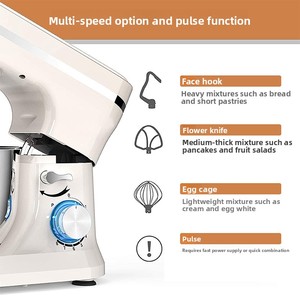 Batteur à oeufs électrique de bureau multifonctionnel petit robot de cuisine mélangeur entièrement automatique pétrin à pâte - Product Image 2