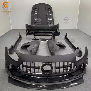 Kit de parachoques delantero de fibra de carbono para coche, accesorios de sintonización, serie negra, para Benz AMG GT GTS GT <span class=keywords><strong>GTR</strong></span> - Product Image 1