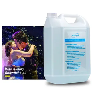 SHTX Großhandels preis 5L * 4 Flasche hochwertiges wasser basiertes Schnee öl/flüssige Farb blasen flüssigkeit für Schnee maschine und Blasen maschine