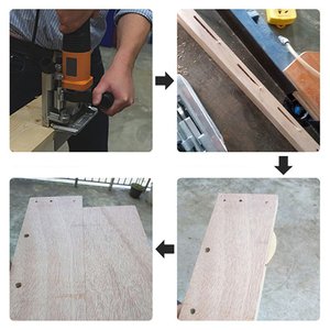 Plaque à Tenon en bois de hêtre massif avec connecteur fin en biscuit d'épissage pour menuiserie Connecteurs de catégorie de machine à Tenon Supports d'étagère - Product Image 2