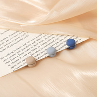 Macaron Fixe Écharpe Boucle Simple Mode Magnétique Hijab Accessoire Peut Ajouter Votre Logo Hijab Broche Pins