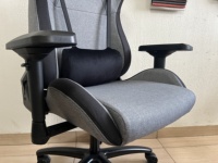 Fauteuil de bureau exécutif JOHOOFURNITURE, dossier haut, style racing, réglable, pour gaming, en fer et tissu, vente en gros