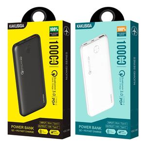 KAKUSIGA 신제품 PD + QC 고속 충전 휴대용 전원 은행 10000 mah 외부 배터리 팩 모바일 충전기 - Product Image 1