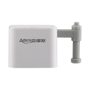 Amos Automatic Toilet Flusher Rechargeable Sensor White Minimalist Design Easy Installation - Product Image 1