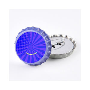 Spilla Distintivo Personalizzata con Logo Stampato a Forma di Tappo di Bottiglia in Latta, Distintivo per Birra, Spilla Regalo - Product Image 2