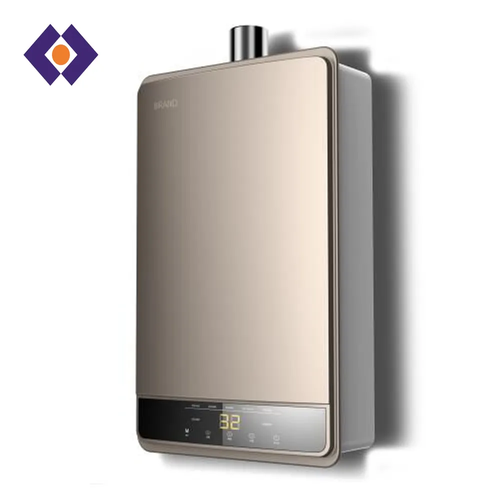 Portable Shower Multi Safety Protection LPG Tankless Smart Display Gas Instant Hot Water Heater Gas