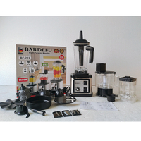 Mixeur Électrique Multifonction 7-en-1 Robuste 1200W 2,5L pour Fruits Frais et Smoothies, Compatible 110V/220V