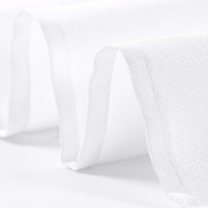 Vente en gros 60x102 pouces Polyester blanc Rectangle fête mariage nappe nappe pour événements - Product Image 6