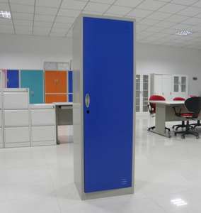 Carrito de Almacenamiento con Puerta Abatible de Hierro, con Cerradura, para Computadoras Portátiles, con Espacio para Cargar Celulares - Product Image 3