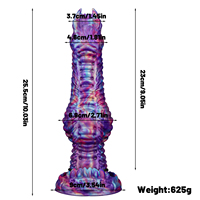 Fantasy Monster Alien Oeuf Couche Silicone Doux Réaliste Sphérique Anal Plug Vibrant Pompe À Air Résistant À L'eau Portable Unisexe