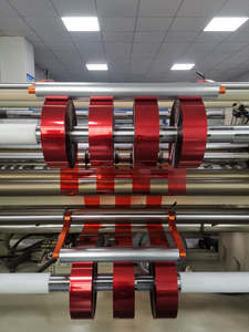 <span class=keywords><strong>Película</strong></span> BOPET <span class=keywords><strong>roja</strong></span> vibrante-Reflectante-<span class=keywords><strong>Película</strong></span> de poliéster opcional para etiquetas de advertencia - Product Image 6