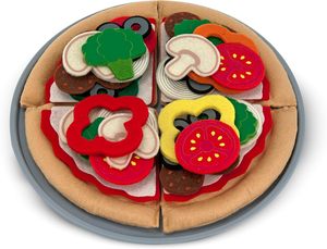 Juego de pizza de fieltro Unisex de nuevo estilo, juguetes de fieltro para niños pequeños y niños de 2 años +, juego de cocina de simulación - Product Image 2