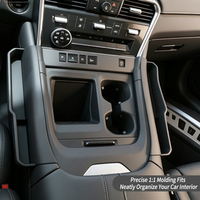 Accessoires Yifeng Nissan Patrol Y63 2025-2026 : Organisateur de console centrale, porte-gobelet, plateau de rangement, poches latérales – Ensemble complet