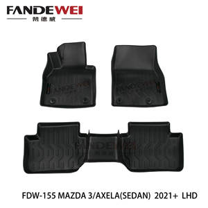 Alfombrillas de coche para <span class=keywords><strong>MAZDA</strong></span> <span class=keywords><strong>3</strong></span>/Axela (sedán), accesorio personalizado para maletero, revestimiento para suelo, plato profundo - Product Image 2