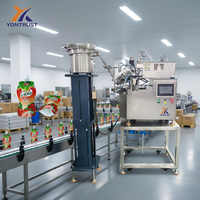 Machine de remplissage et de scellage automatique de sachets à bec verseur à tête unique pour détergent, confiture, sauce