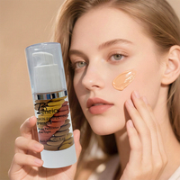 Base de Teint Crème Trois Couleurs, Gel Hydratant pour le Visage, Primer pour le Maquillage, Texture Légère, Beauté