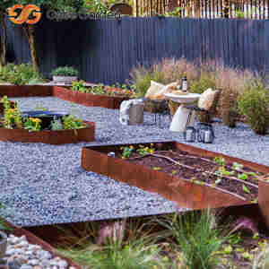 GNEE Decorative Glass Bottle Landscape Edging For Creative Gardens - Product Image 4