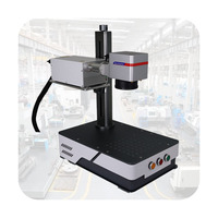 Machine de marquage et de gravure au laser UV portable 10w 355nm pour imprimante, verre, carte de crédit, plastique, non-métal, acrylique