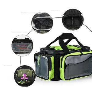 Bolsa de Almacenamiento de Señuelos de Pesca Oxford Impermeable de Gran Capacidad para Uso Multiusos al Aire Libre, Bolsa de Transporte de Aparejos de Pesca Marítima - Product Image 6