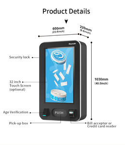 Party club piccolo distributore automatico a parete con pagamento Cashless Snus e Cig distributore automatico per la vendita - Product Image 4