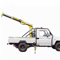 Cina BOB-LIFT Crane Pemasok 500Kg 800Kg 1200Kg Mini Crane 3/4/5 Lipat Boom Pickup Crane untuk Penjualan Truk