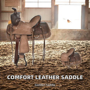 Silla de Montar Inglesa de Algodón de Alta Comodidad y Uso General con Estructura de Madera para Adultos y Jóvenes, Fabricada con Calidad para Uso Ecuestre en Senderos y Entrenamiento - Product Image 2