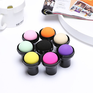 Éponge à tête ronde, outil de maquillage de beauté, petit coussin d'air, humide et sec, BB crème - Product Image 2