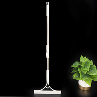 Nouveau design télescopique tige verre plancher fenêtre raclette lavage brosse d'essuie-glace