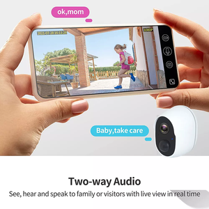 Cámara de seguridad inalámbrica Tuya Smart 2K HD Video para interiores/exteriores <span class=keywords><strong>IP67</strong></span> impermeable visión nocturna PIR detección de movimiento batería nube - Product Image 5