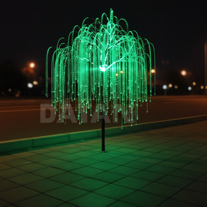 Arbre lumineux LED en fibre optique en plastique, effet ciel étoilé, étanche IP65 pour rues, places, centres commerciaux, hôtels, centres de villégiature, festivals - Product Image 2