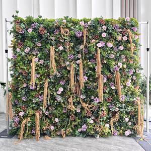 Pared de Flores Tridimensional con Capas, Rollo de 8 pies x 8 pies, Decoración para Bodas y Fiestas - Product Image 2