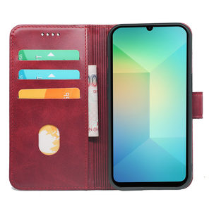 Étuis portefeuille en cuir à rabat de qualité supérieure pour téléphones <span class=keywords><strong>Samsung</strong></span> Galaxy A37 A57 A07 A27 – Coque antichoc avec portefeuille - Product Image 2