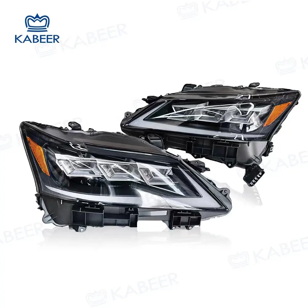 Kabeer projectors modified headlight for Lexus GS250 GS350 GS300 GS430 12-15 old model upgrade to New Headlights Triple LED