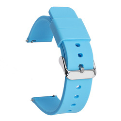 Light blu- silver button switch ear