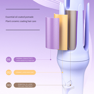 2025 New Wholesale Korean-style Temperature Control Heated <b>Automatic</b> Rotating <b>Curling</b> Iron Hair Curler for Women - Product Image 6