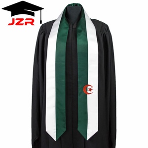 Nuevo Diseño 2026, Atuendo Unisex de Satén 100% Poliéster para Graduados Adultos con Patrones de Bandera Nacional Personalizados - Product Image 2