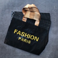 Sacs en plastique PE en gros pour magasins de vêtements, sacs à main, logo personnalisé, imperméables et écologiques, recyclables, réutilisables, emballages cadeaux et shopping