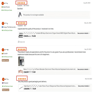 <span class=keywords><strong>Piano</strong></span> pour enfants en bois, clavier musical, <span class=keywords><strong>piano</strong></span> pour enfants, cadeau de musique à domicile, directement de l'usine - Product Image 5