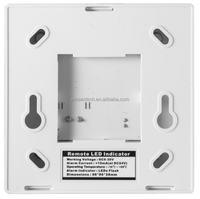 Indicador LED Remoto para Alarma de Incendio con Certificación CE, DC 6-30V, Luces Estroboscópicas LED Blancas, ABS, para Sistema de Alarma de Incendio Convencional