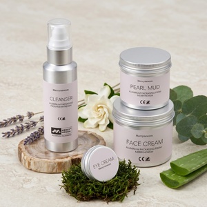 Juego de Envases de Aluminio para Cuidado de la Piel al por Mayor, Tarro de Aluminio para Crema Facial, Envase Cosmético - Product Image 1