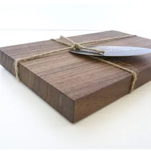 Роскошная жесткая деревянная разделочная доска из массива ореха долгое время использования